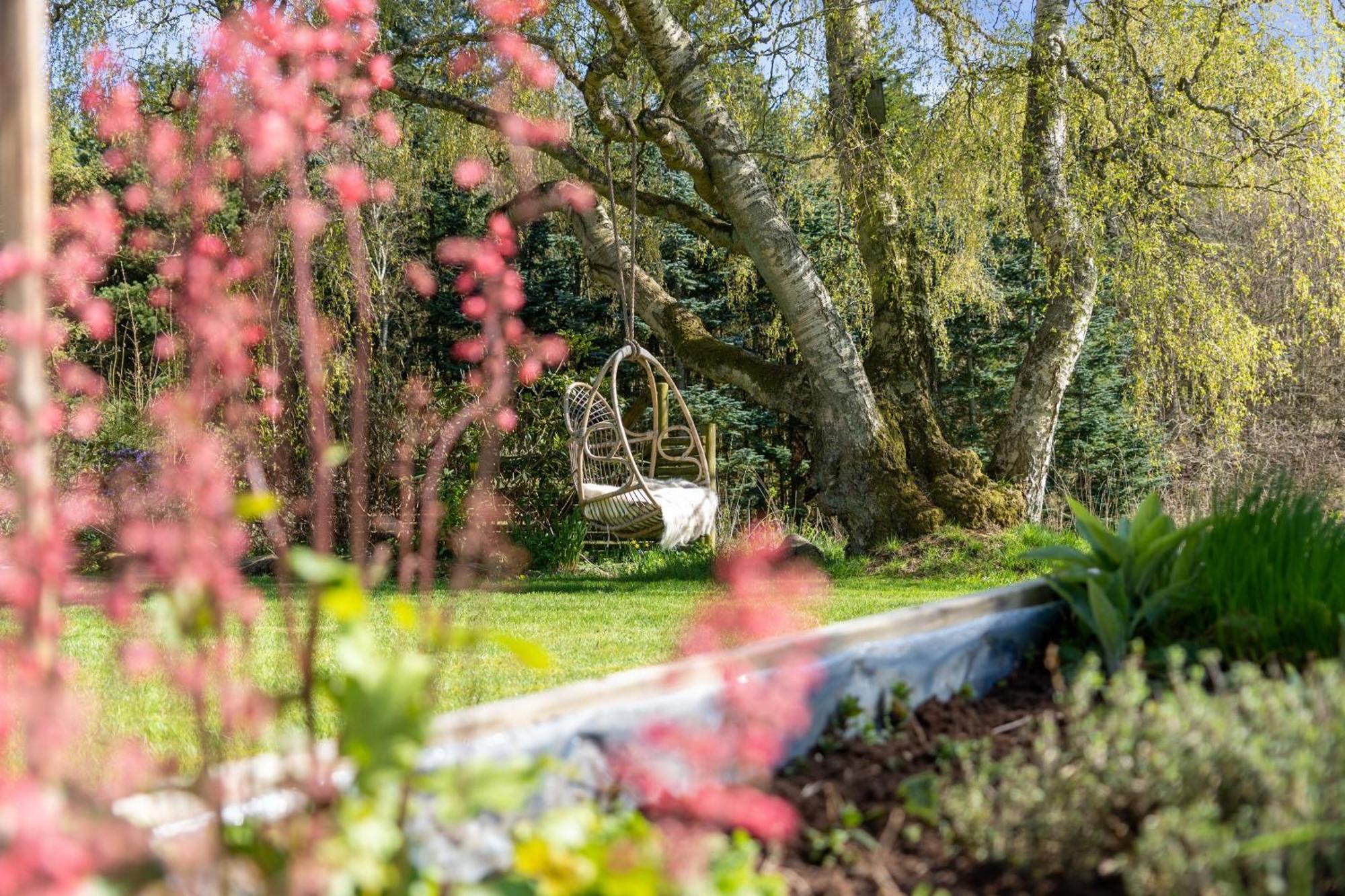 Charmerende Lejlighed Pa Landet Med Privat Skov Bjergby Esterno foto